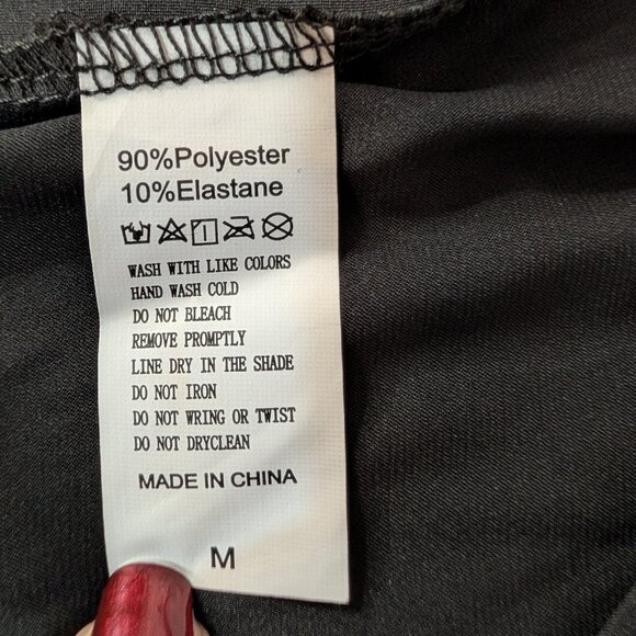 Black Satin Lace Mini Nightgown Ruched Sides Single Strap Chemise - Picture 9 of 11